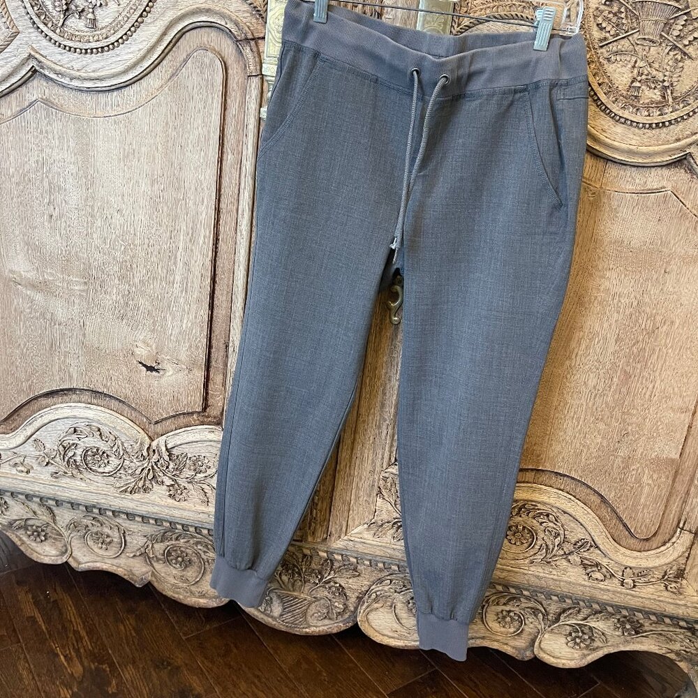 Athleta Wool Blend Jogger in Light Gray Size 8